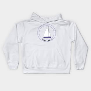 Flying Scot sailboat Kids Hoodie